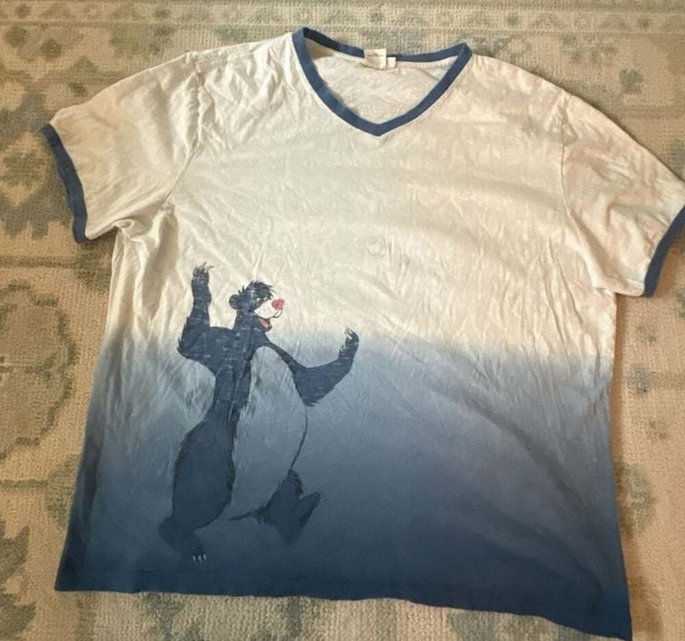 L - Disney Parks Forever Collection by Junk Food Baloo The Jungle Book Ombre V-N